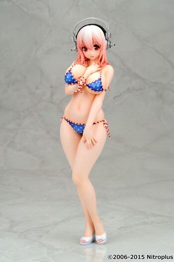 Super Sonico Paisura Bikini Ver Th Scale Statue Tom Shop Figures