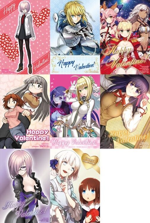 celebrate valentine's day with fate characters at animate!