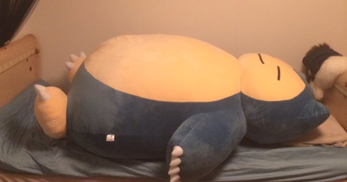 snorlax cushion