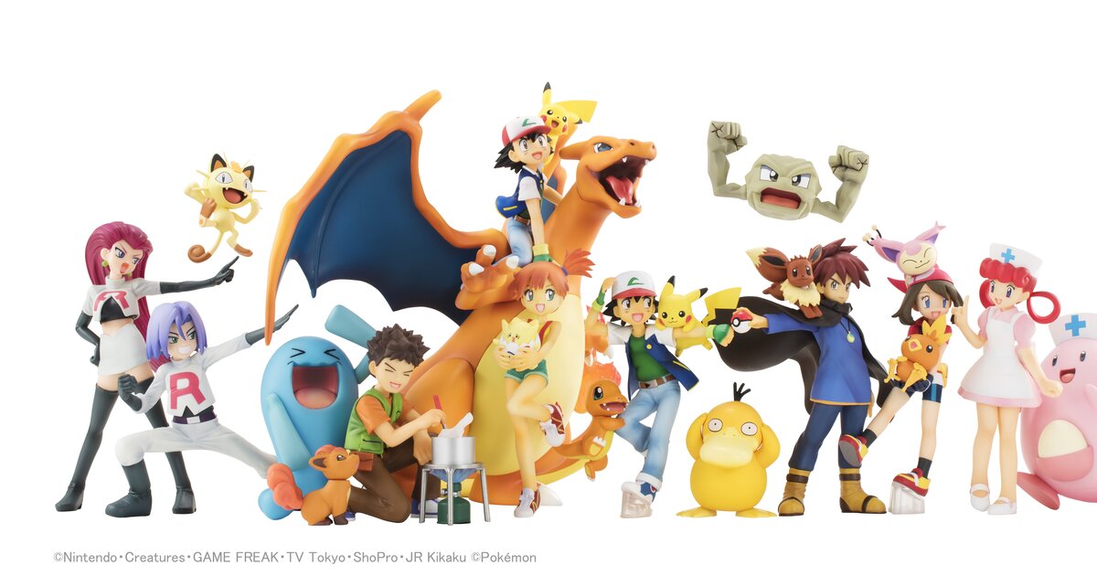 Ash, Pikachu & Charizard Finally Appear in the G.E.M Series