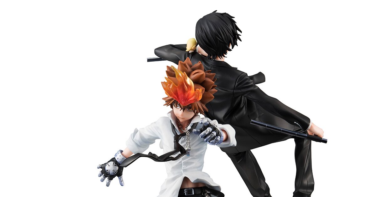 Tsuna & Hibari of Reborn! Face Off in G.E.M Figure Set | Tokyo Otaku ...