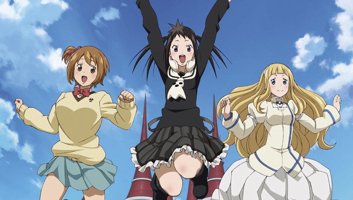 Focus Three Person Girl Group From Tv Anime Soul Eater Not Fully