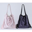 Honey Salon Velvet Tote Bag