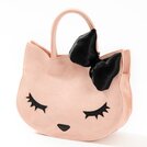 Osumashi Pooh-chan Ribbon Pooh-chan Tote Bag