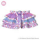 6%DOKIDOKI Colorful Rebellion-Pastel Mille-feuille Skirt Belt