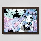 Banshee in a Pastel Gothic World Poster
