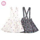 6%DOKIDOKI Gingham Cherry Skirt w/ Suspenders