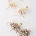 Honey Salon Flower Hoop Earrings