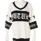 GLAD NEWS Wing Skull Star Big T-Shirt