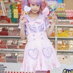 KOKOkim Kimura U x Candy A Go Go! Collaboration Pinafore Dress