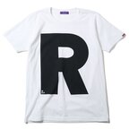 RADIO EVA 410 NERV Letter R White T-Shirt