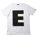RADIO EVA 410 NERV Letter E White T-Shirt