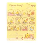 Rilakkuma Kiiroitori Diary 10-Pocket Clear File