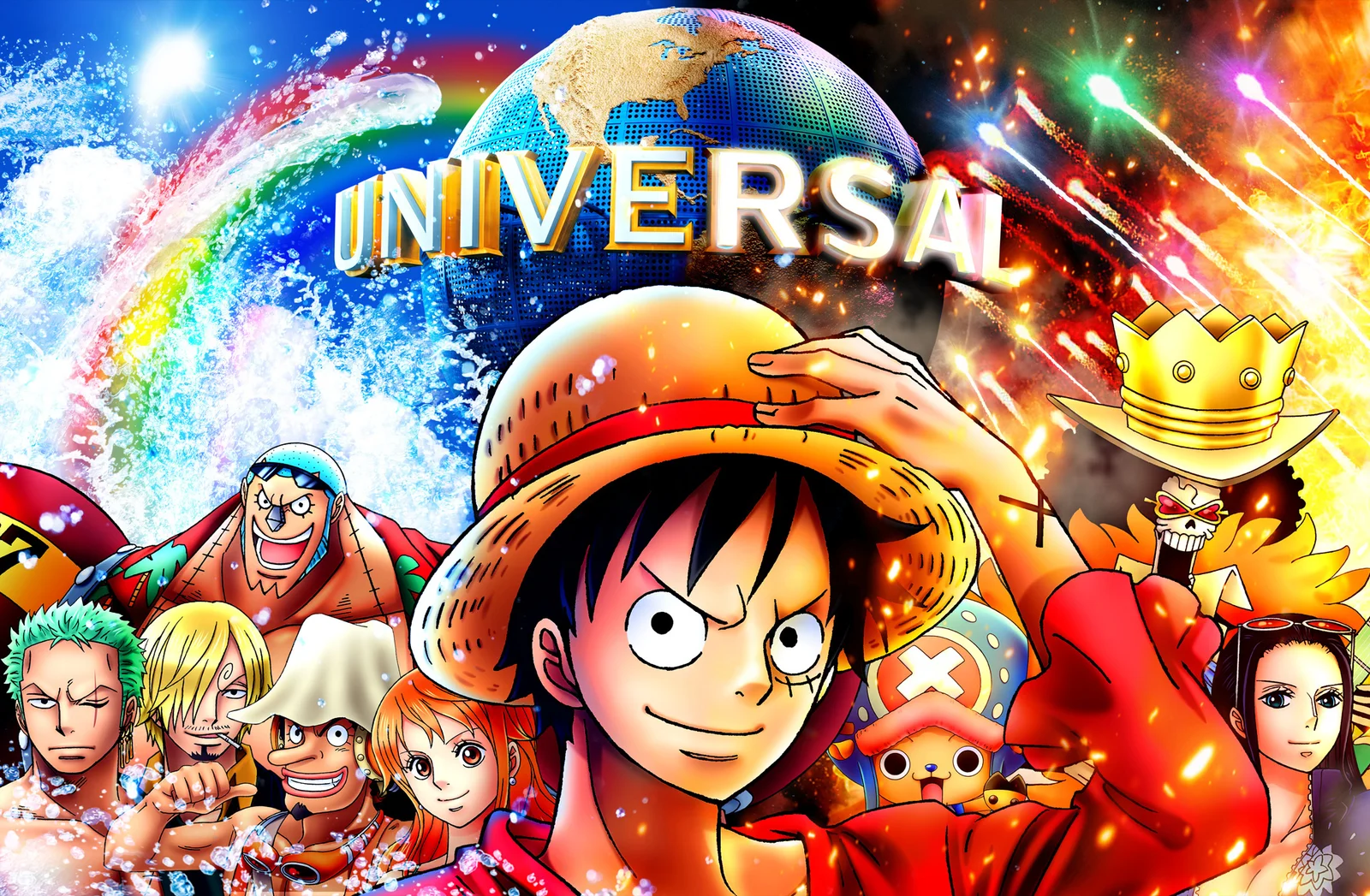 Universal Studios Jepang untuk Tahan Ultimate musim panas One Piece acara!