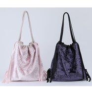 Honey Salon Velvet Tote Bag