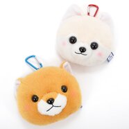 Mameshiba San Kyodai Dog Reel Pouches