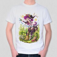 Illustrated T-Shirt: Jaguar's "Witch's Garden"