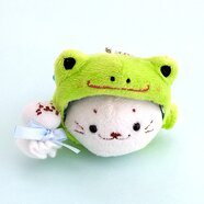 Sirotan Frog Poncho Keychain Plush