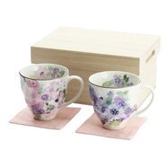 Hana Kobo Mino Ware Cup & Coaster Set
