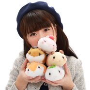 Coroham Coron Manmaru Friends Hamster Plush Collection (Ball Chain)
