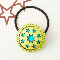 OJAGADESIGN Neon Two-Tone Aquila Hair Tie