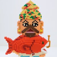 Nanoblock Shibuya Pixel Art Artist Works: Yukinori Dehara Figure