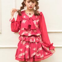 LIZ LISA Bouquet Hearts Sukapan Skirt