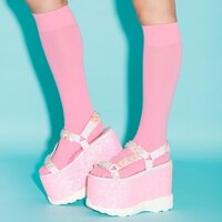 Swankiss Lamé Flower Sandals