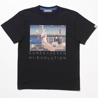 Eureka Seven x Ungreeper Anemone & Dominic Black T-Shirt