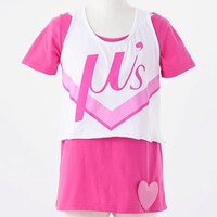 Love Live! Happy Maker! Kotori/Rin T-Shirt Cosplay Set