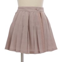 LIZ LISA Checkered Pleated Sukapan Skirt