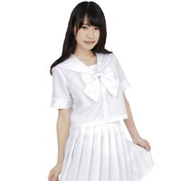 Color Sailor White Sailor Suit Cosplay Outfit