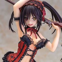 Date A Live Kurumi Tokisaki: Lingerie Ver. 1/7 Scale Figure w/ AmiAmi Limited Face Parts