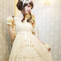Atelier Pierrot Sharred Chiffon Dress