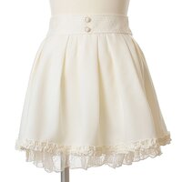LIZ LISA Frilly Lace Hem Sukapan Skirt
