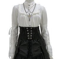 Ozz Oneste Lace-Up Sleeve Blouse
