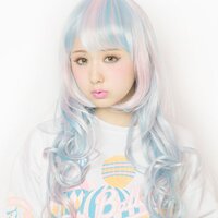 LLL Princess Wave Long Cotton Candy Wig