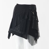 Ozz Conte Random Pleated Skirt