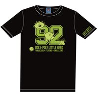The King of Games Kirby 25th Anniversary Numbering Black T-Shirt w/ Plush Mascot