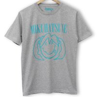 Hatsune Miku Smile Heather Gray T-Shirt