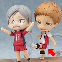 Nendoroid Haikyu!! Lev Haiba & Morisuke Yaku Set w/ Bonus