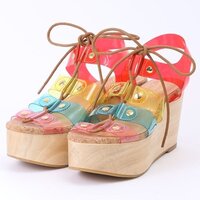 Honey Salon Transparent Laced Sandals