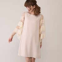 Honey Salon Tulle Lace Sleeve Dress