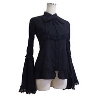 Atelier Pierrot Standing Collar Princess Sleeve Blouse