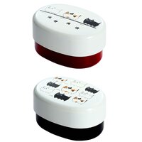 Three Cat Siblings Lacquerware Bento Boxes