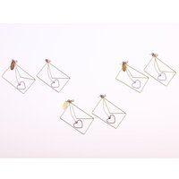 Honey Salon Love Letter Earrings