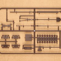 figma Vehicles: Panzer IV Ausf. D Tank Equipment Set (Brown)