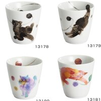 Moko Neko Mino Ware Cups