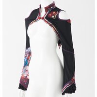 Ozz Oneste Camellia Printed Shrug