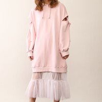 Honey Salon Shoulder Slit Docking Dress